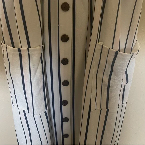 Striped Button-Down Dress - Picture 4 of 6